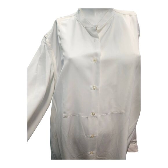 Ralph Lauren White Long Sleeve Blouse Womens size 2X NEW TAGS - Picture 3 of 9